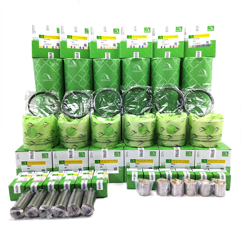 Pistón Kit Rign del trazador de líneas del cilindro 6BD1 1-11261118-0 1-12111777-0 5-12121055-0 para Isuzu Excavator Engine