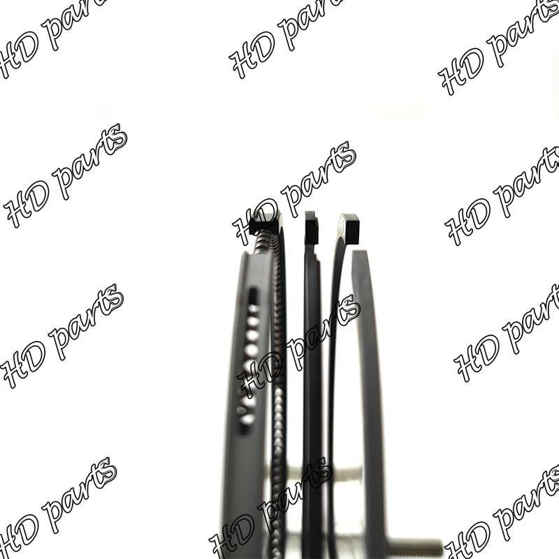 V4300 D3200 2.5x2.5x5.5mm Anillo de pistón 15571-21050 Para el motor de Kubota