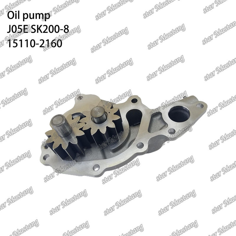 Bomba de aceite del motor diesel de J05E SK200-8 SK210LC-8 SK250-8 SK260LC-8 15110-2160 15110-2160A para Hino