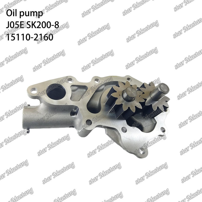 Bomba de aceite del motor diesel de J05E SK200-8 SK210LC-8 SK250-8 SK260LC-8 15110-2160 15110-2160A para Hino