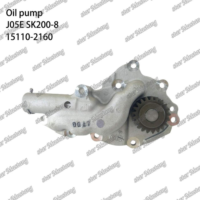 Bomba de aceite del motor diesel de J05E SK200-8 SK210LC-8 SK250-8 SK260LC-8 15110-2160 15110-2160A para Hino