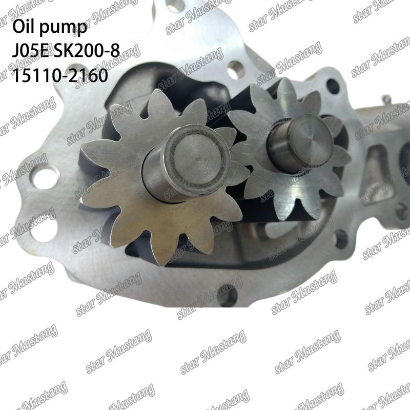 Bomba de aceite del motor diesel de J05E SK200-8 SK210LC-8 SK250-8 SK260LC-8 15110-2160 15110-2160A para Hino