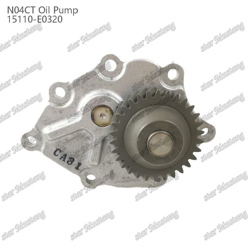 N04C N04CT Bomba de aceite 15110-E0320 Apto para reparación de partes de motores diésel mecánicos Hino