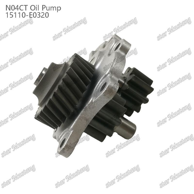 N04C N04CT Bomba de aceite 15110-E0320 Apto para reparación de partes de motores diésel mecánicos Hino