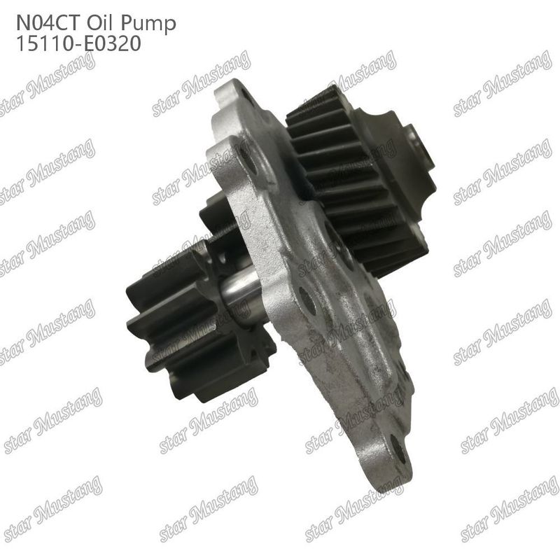 N04C N04CT Bomba de aceite 15110-E0320 Apto para reparación de partes de motores diésel mecánicos Hino