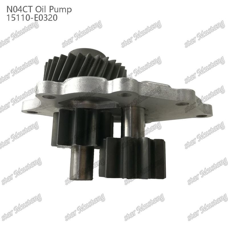 N04C N04CT Bomba de aceite 15110-E0320 Apto para reparación de partes de motores diésel mecánicos Hino