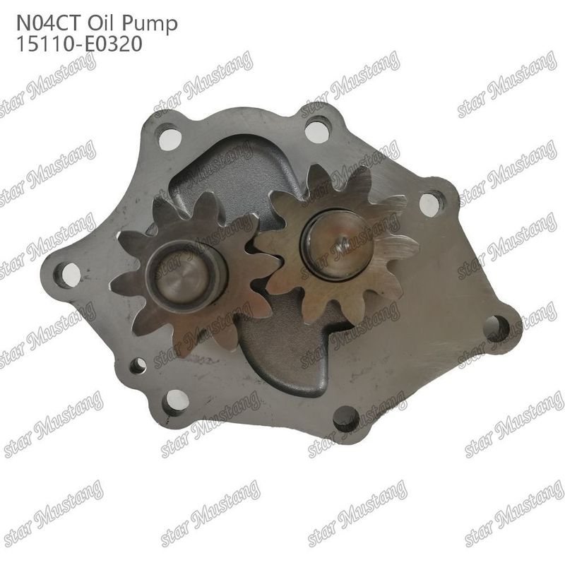 N04C N04CT Bomba de aceite 15110-E0320 Apto para reparación de partes de motores diésel mecánicos Hino