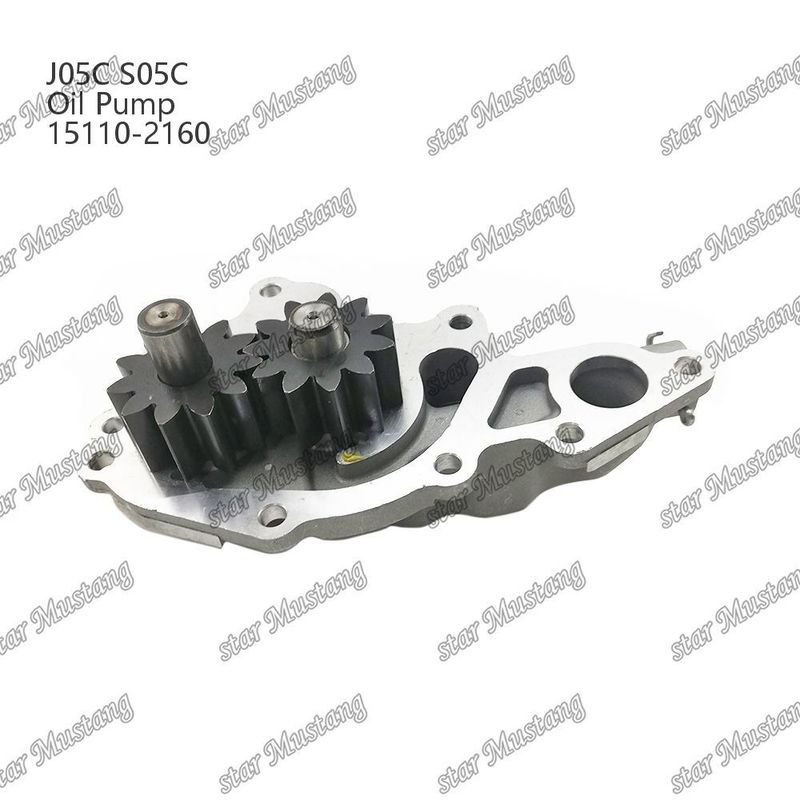 J05C S05C SK200-8 SK210-8 SK250-8 SK260-8 SK260-8E Bomba de aceite 15110-2160 Para las piezas de reparación de motores Hino