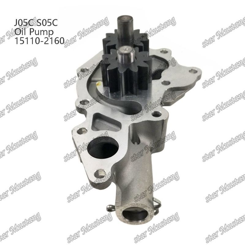 J05C S05C SK200-8 SK210-8 SK250-8 SK260-8 SK260-8E Bomba de aceite 15110-2160 Para las piezas de reparación de motores Hino