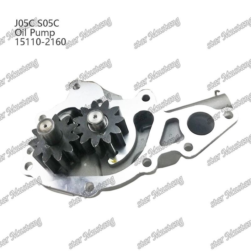 J05C S05C SK200-8 SK210-8 SK250-8 SK260-8 SK260-8E Bomba de aceite 15110-2160 Para las piezas de reparación de motores Hino