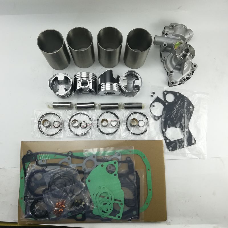 4LE2 Kit de revisión y reconstrucción de inyección directa de cilindro de revestimiento de pistón con pin Kit de bomba de agua Kit de juntas para el motor Isuzu