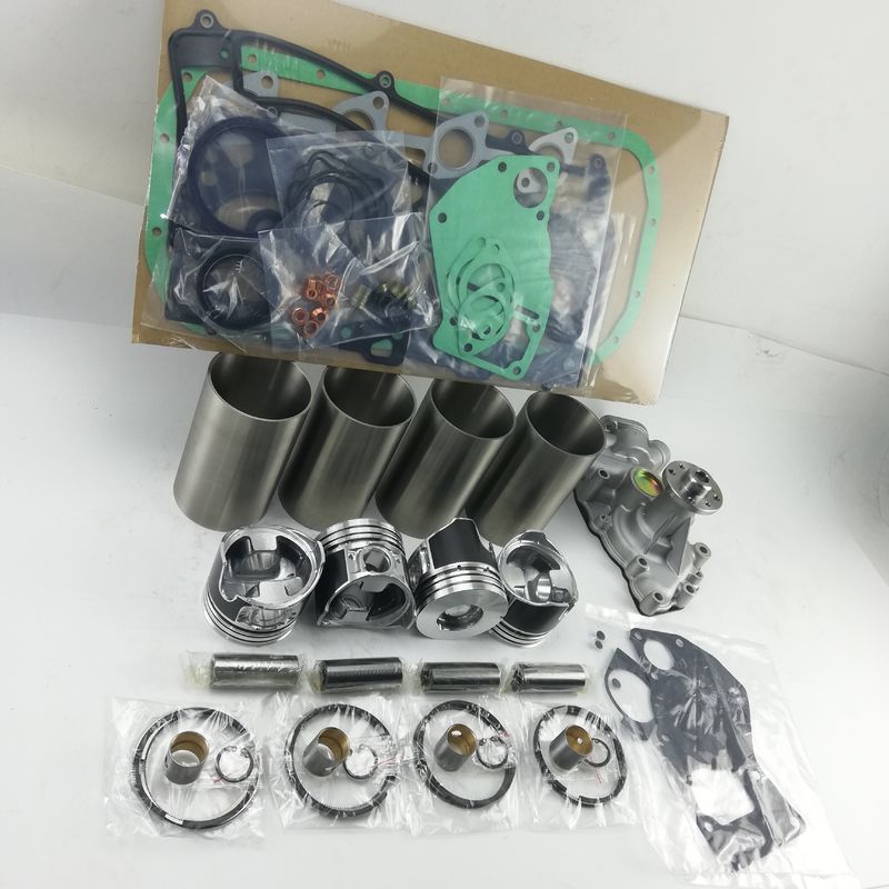 4LE2 Kit de revisión y reconstrucción de inyección directa de cilindro de revestimiento de pistón con pin Kit de bomba de agua Kit de juntas para el motor Isuzu