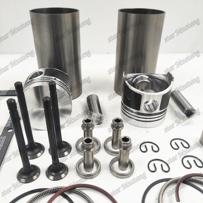Z500 Kit de reparación y reconstrucción de cilindro de revestimiento de pistón con pin Kit de válvula asiento de válvula Guía Kit de juntas para el motor Kubota