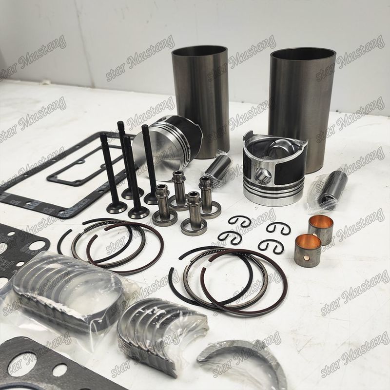 Z500 Kit de reparación y reconstrucción de cilindro de revestimiento de pistón con pin Kit de válvula asiento de válvula Guía Kit de juntas para el motor Kubota