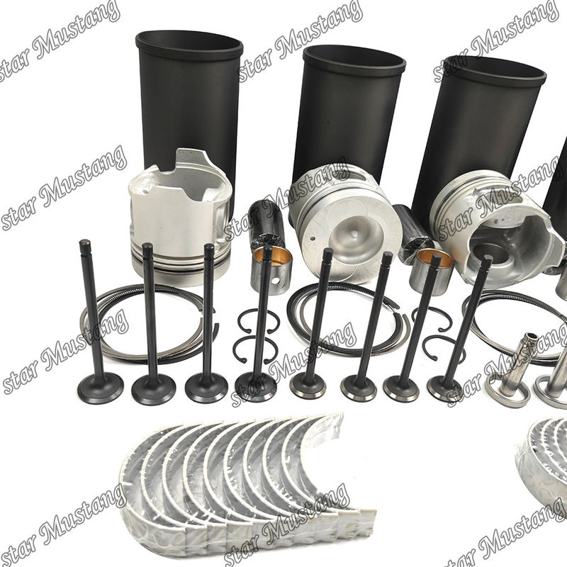 W04DT Kit de reparación y reconstrucción de cilindro de revestimiento de pistón con pin Kit de válvula asiento de válvula Guía Kit de junta para el motor Hino