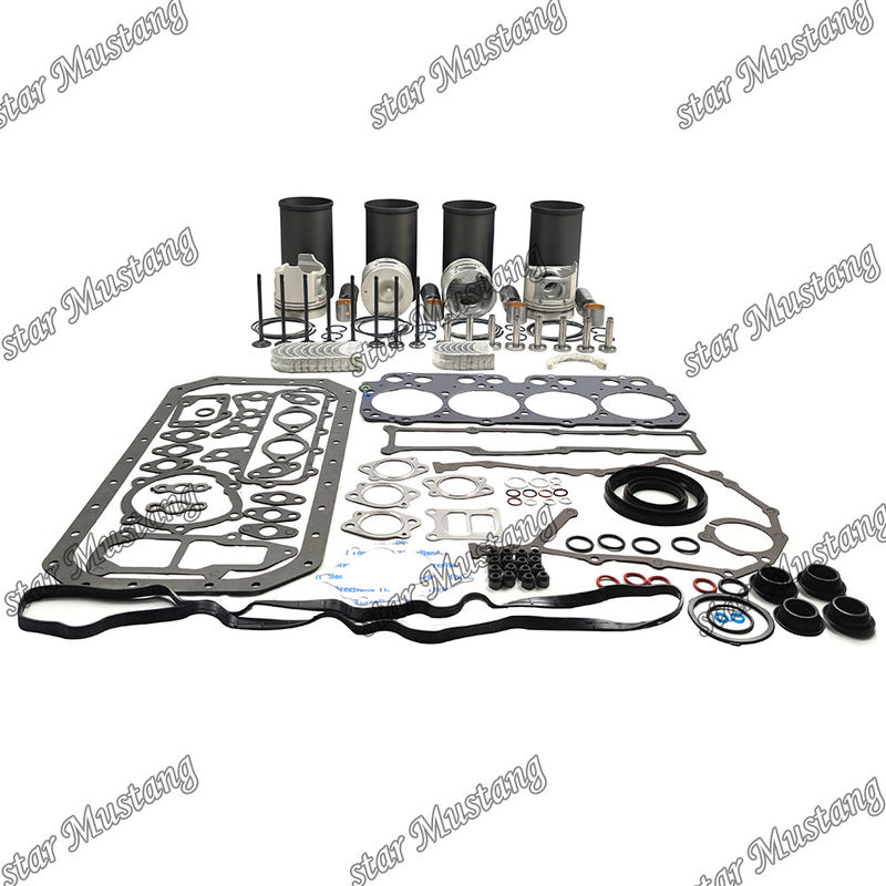 W04DT Kit de reparación y reconstrucción de cilindro de revestimiento de pistón con pin Kit de válvula asiento de válvula Guía Kit de junta para el motor Hino