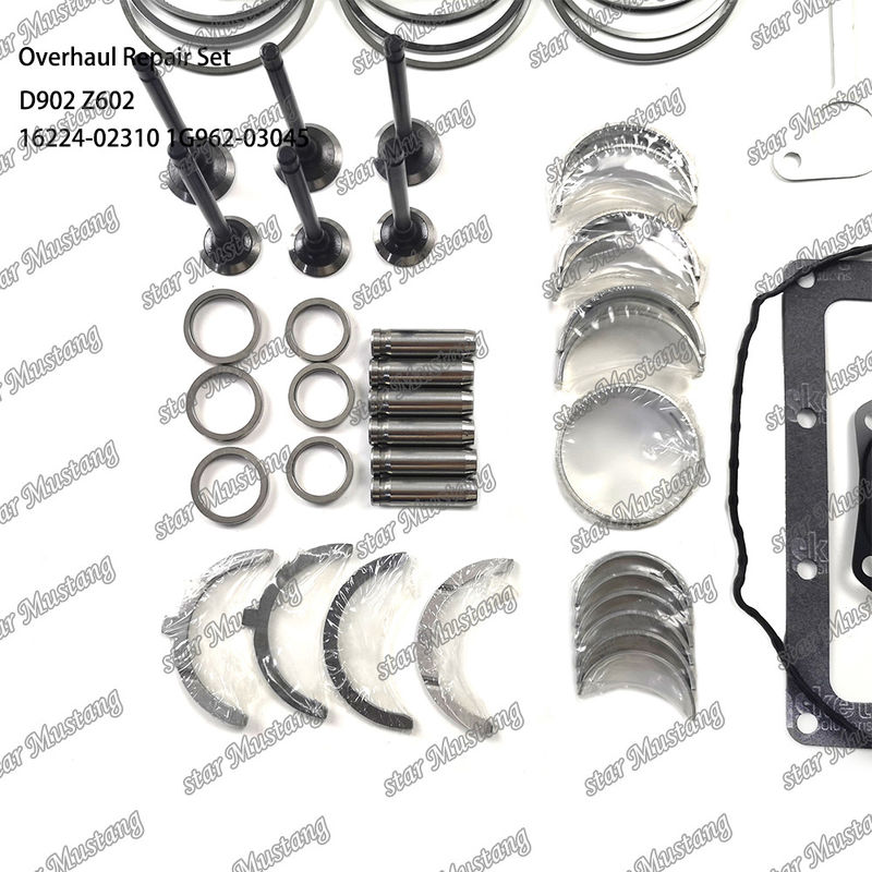 Z602 D902 Kit de reparación de reparación del cilindro de revestimiento del pistón Kit de juntas 16224-02310 1J094-21770 1G962-03045 Para Doosan
