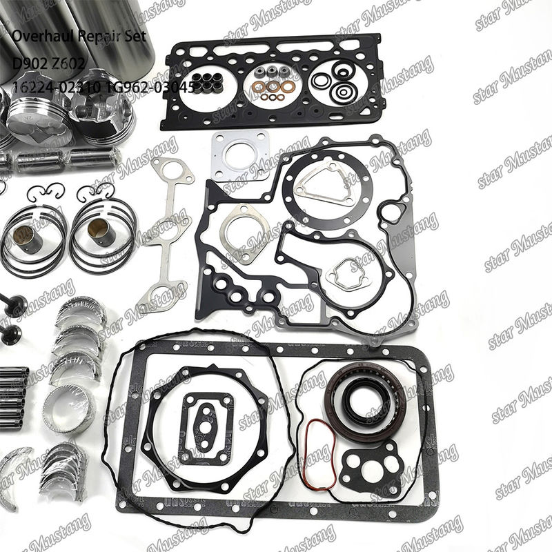 Z602 D902 Kit de reparación de reparación del cilindro de revestimiento del pistón Kit de juntas 16224-02310 1J094-21770 1G962-03045 Para Doosan