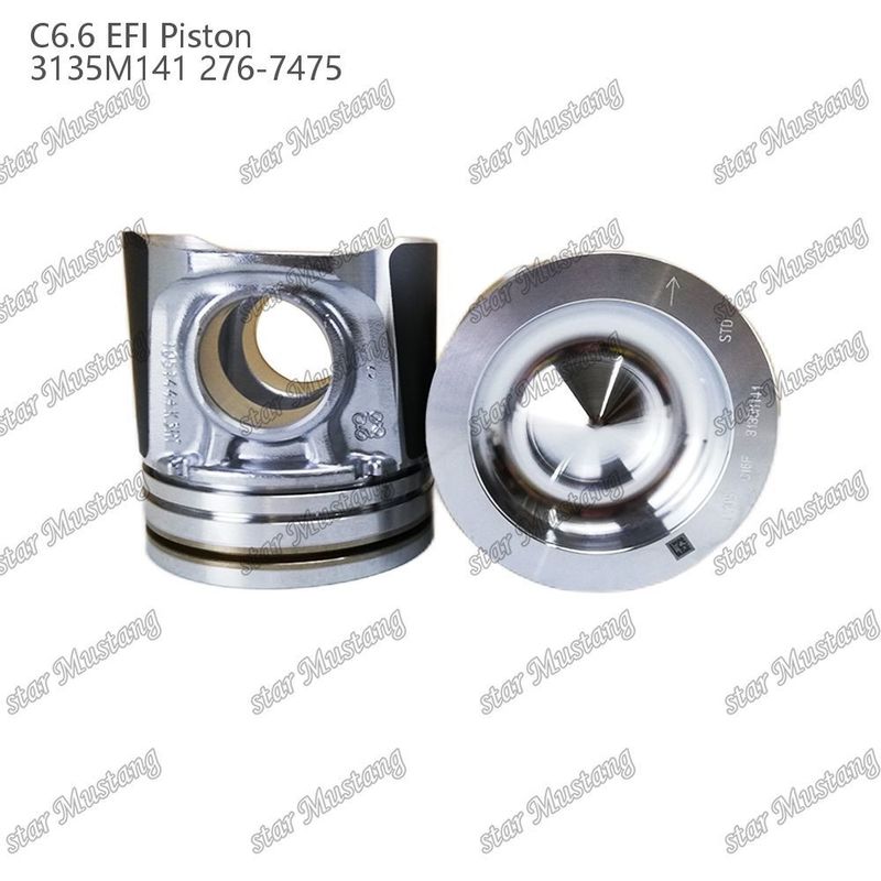 Pistón C6.6 EFI 3135M141 276-7475 para excavadoras y equipos de ingeniería de Perkins Caterpillar