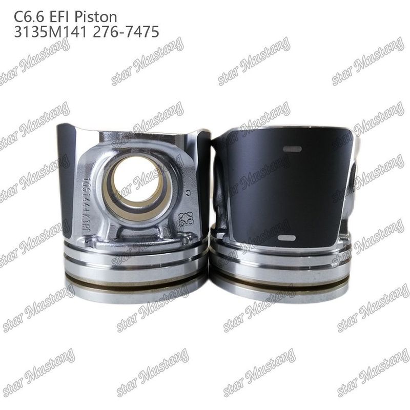 Pistón C6.6 EFI 3135M141 276-7475 para excavadoras y equipos de ingeniería de Perkins Caterpillar