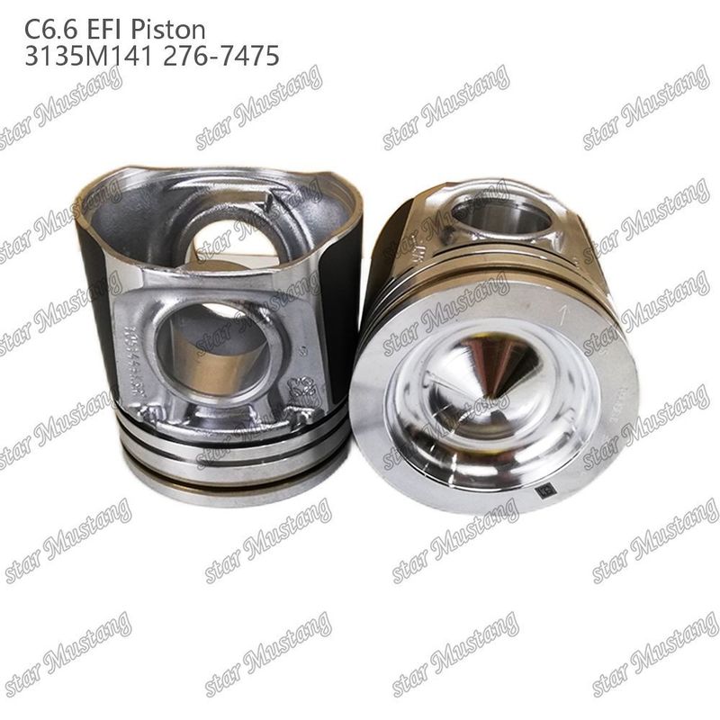 Pistón C6.6 EFI 3135M141 276-7475 para excavadoras y equipos de ingeniería de Perkins Caterpillar
