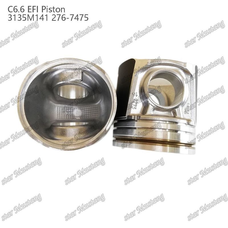 Pistón C6.6 EFI 3135M141 276-7475 para excavadoras y equipos de ingeniería de Perkins Caterpillar
