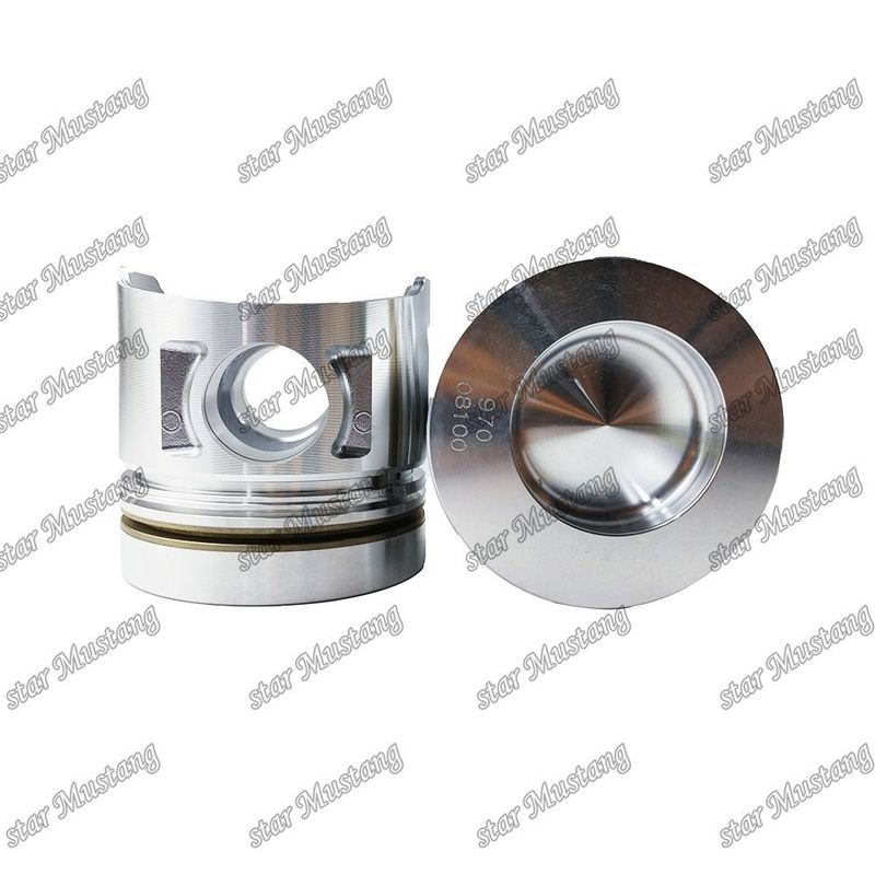 Pistón S6K S6KT 3066 Superficie brillante sin enfriamiento interno 60 Cámara de combustión 34317-08100 Para Mitsubishi