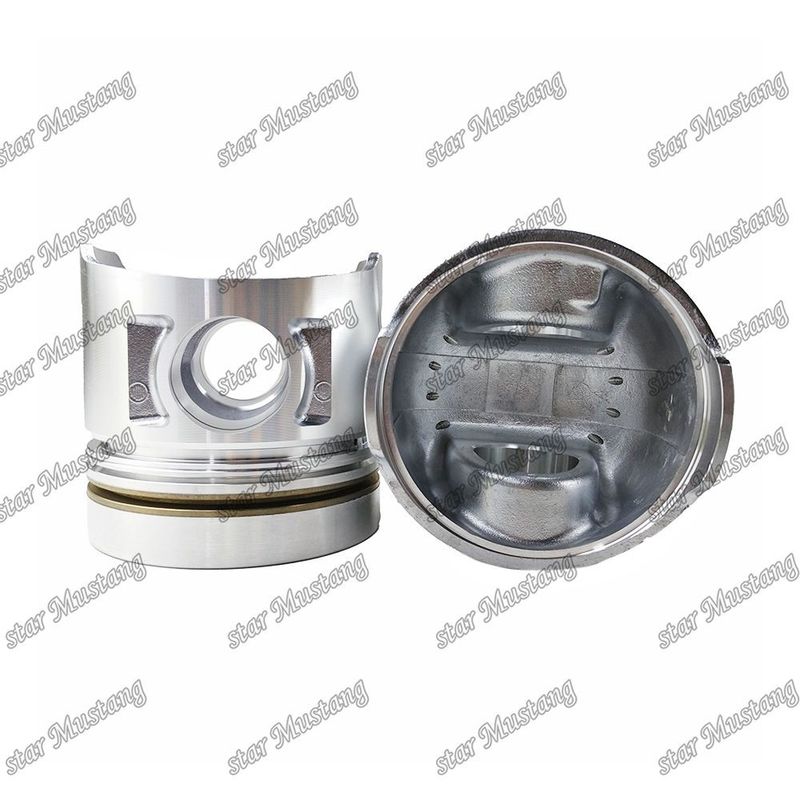 Pistón S6K S6KT 3066 Superficie brillante sin enfriamiento interno 60 Cámara de combustión 34317-08100 Para Mitsubishi