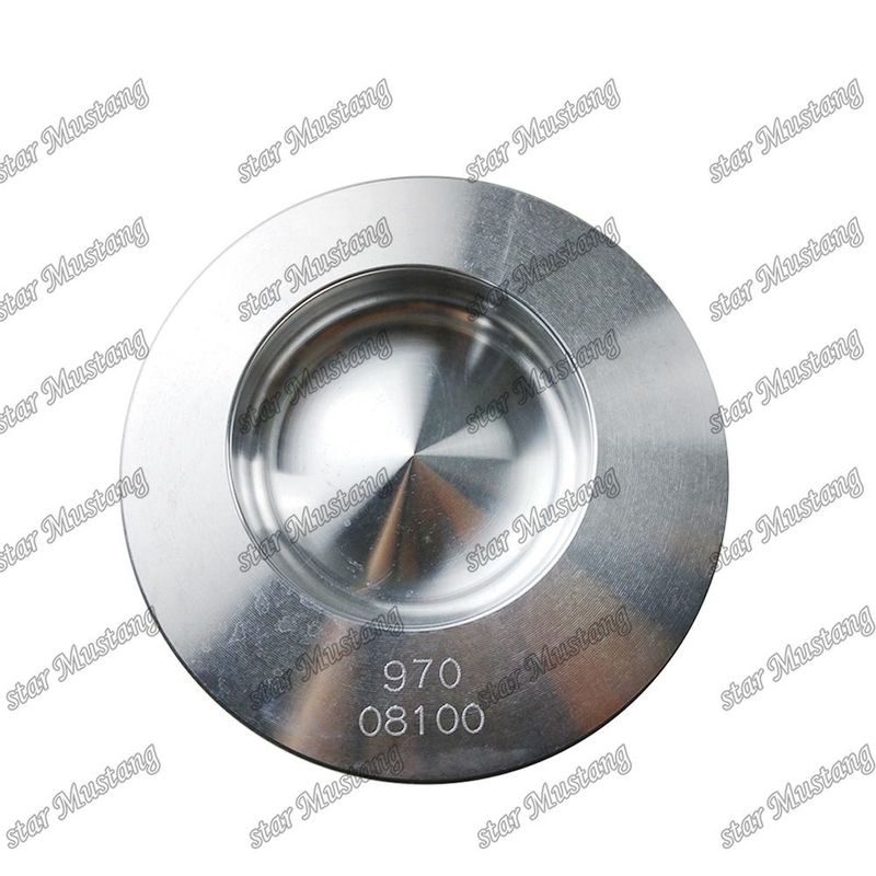 Pistón S6K S6KT 3066 Superficie brillante sin enfriamiento interno 60 Cámara de combustión 34317-08100 Para Mitsubishi