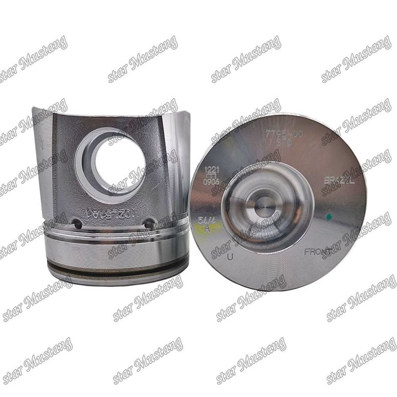 Pistón 4BT 4D102 6BT 6BT5.9 6D102 Cámara de combustión de 50 mm 6738-31-2110 6738-31-2111 3957795 3807795 para Cummins Komatsu
