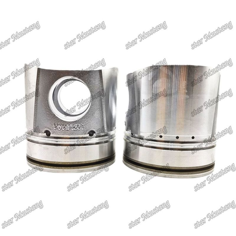 Pistón 4BT 4D102 6BT 6BT5.9 6D102 Cámara de combustión de 50 mm 6738-31-2110 6738-31-2111 3957795 3807795 para Cummins Komatsu