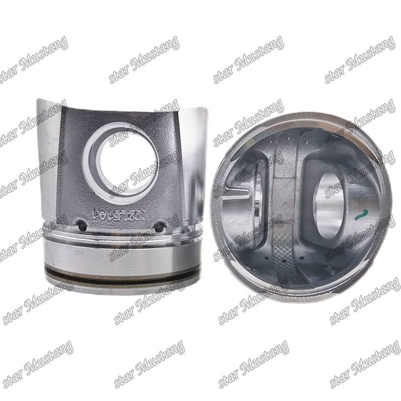 Pistón 4BT 4D102 6BT 6BT5.9 6D102 Cámara de combustión de 50 mm 6738-31-2110 6738-31-2111 3957795 3807795 para Cummins Komatsu