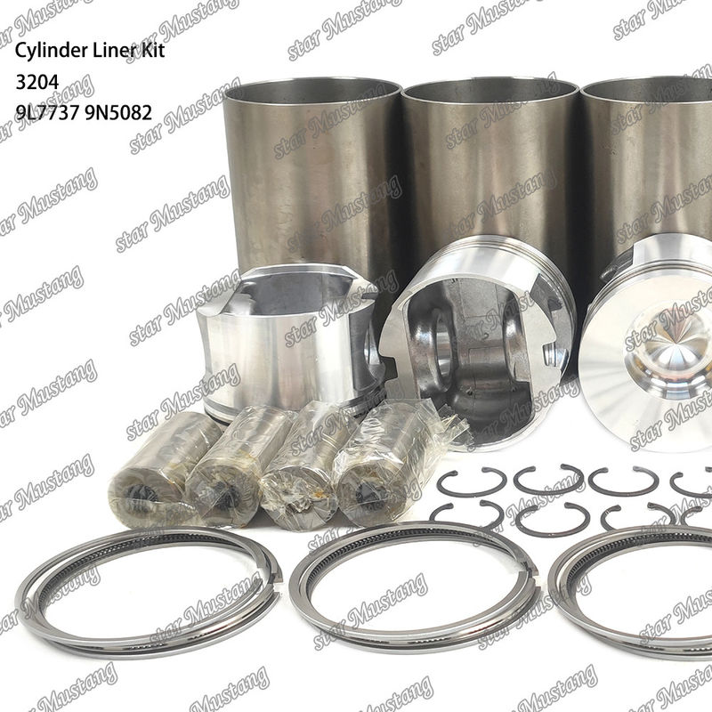 Para el motor Caterpillar 3204 Kit de recubrimiento de cilindros 9L7737 1W1661 9N5082 Partes de reparación de motores diésel mecánicos