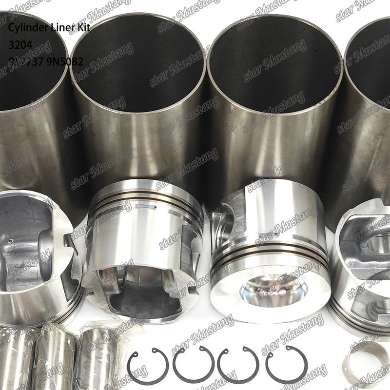 Para el motor Caterpillar 3204 Kit de recubrimiento de cilindros 9L7737 1W1661 9N5082 Partes de reparación de motores diésel mecánicos