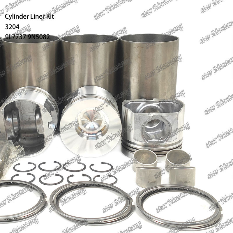 Para el motor Caterpillar 3204 Kit de recubrimiento de cilindros 9L7737 1W1661 9N5082 Partes de reparación de motores diésel mecánicos