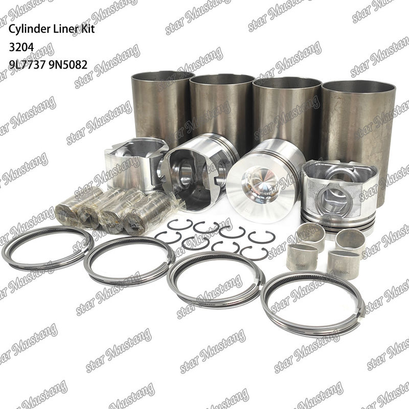 Para el motor Caterpillar 3204 Kit de recubrimiento de cilindros 9L7737 1W1661 9N5082 Partes de reparación de motores diésel mecánicos