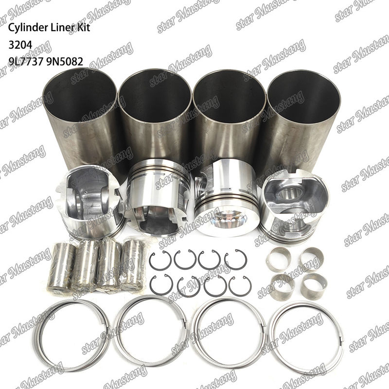 Para el motor Caterpillar 3204 Kit de recubrimiento de cilindros 9L7737 1W1661 9N5082 Partes de reparación de motores diésel mecánicos