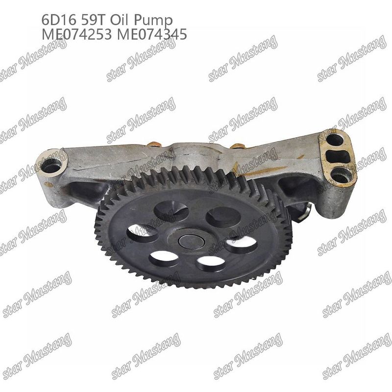 Bomba de aceite para motores 6D16 59 Dentes ME074253 ME074345 Para repuestos de motores Mitsubishi