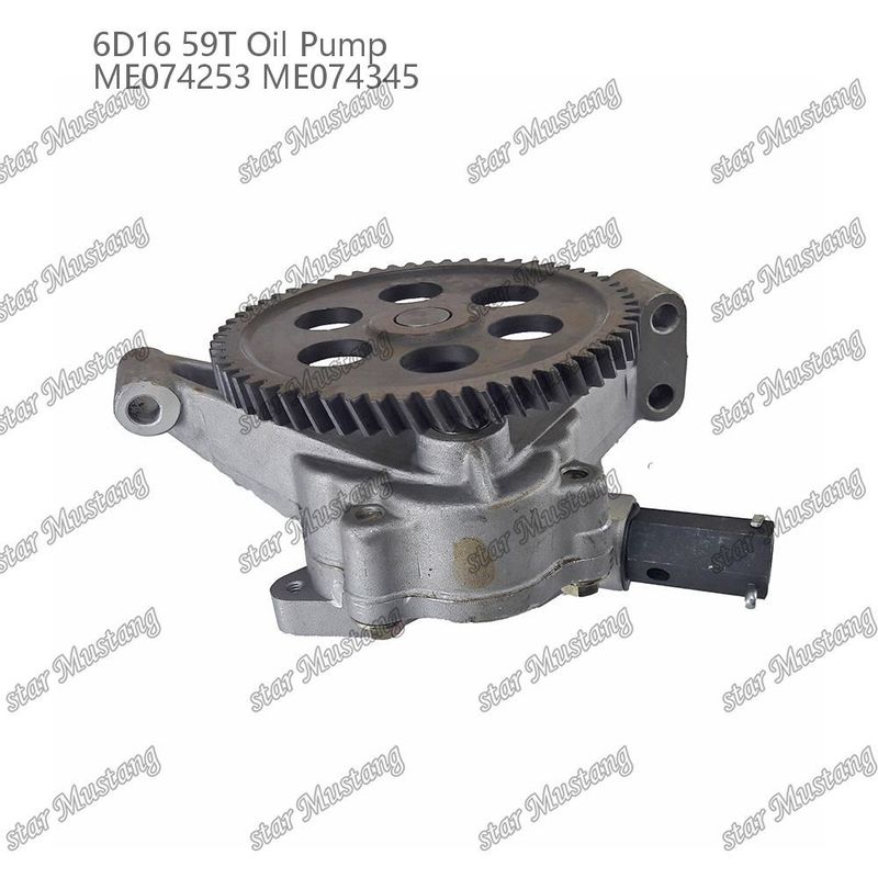 Bomba de aceite para motores 6D16 59 Dentes ME074253 ME074345 Para repuestos de motores Mitsubishi