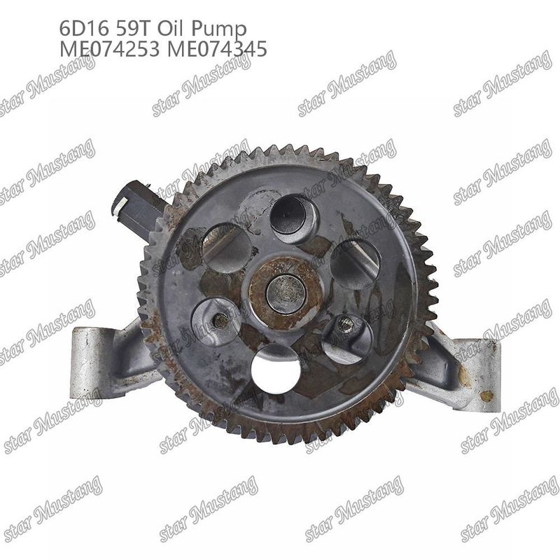 Bomba de aceite para motores 6D16 59 Dentes ME074253 ME074345 Para repuestos de motores Mitsubishi