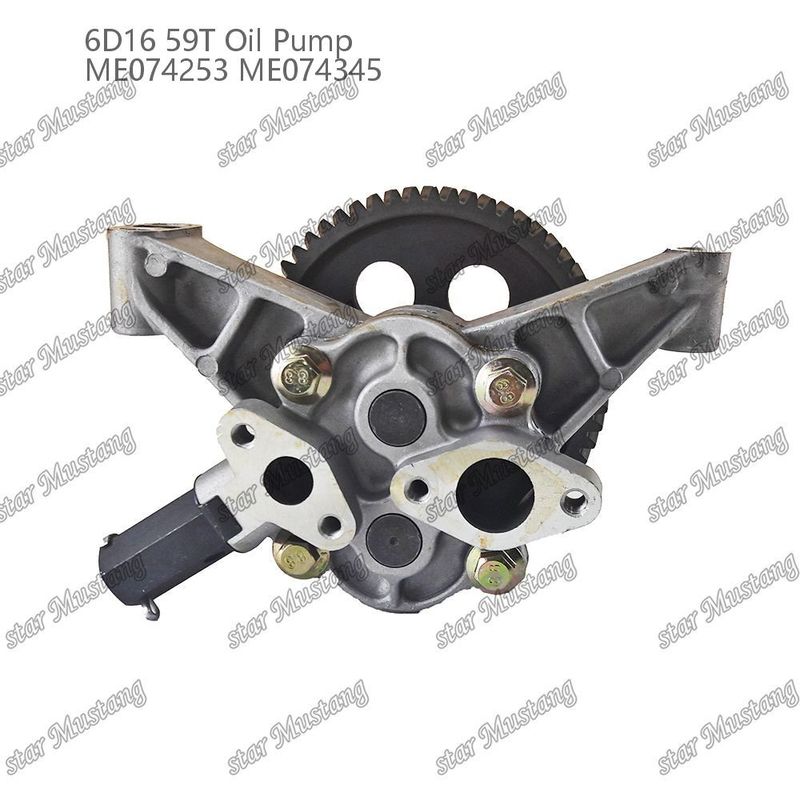 Bomba de aceite para motores 6D16 59 Dentes ME074253 ME074345 Para repuestos de motores Mitsubishi