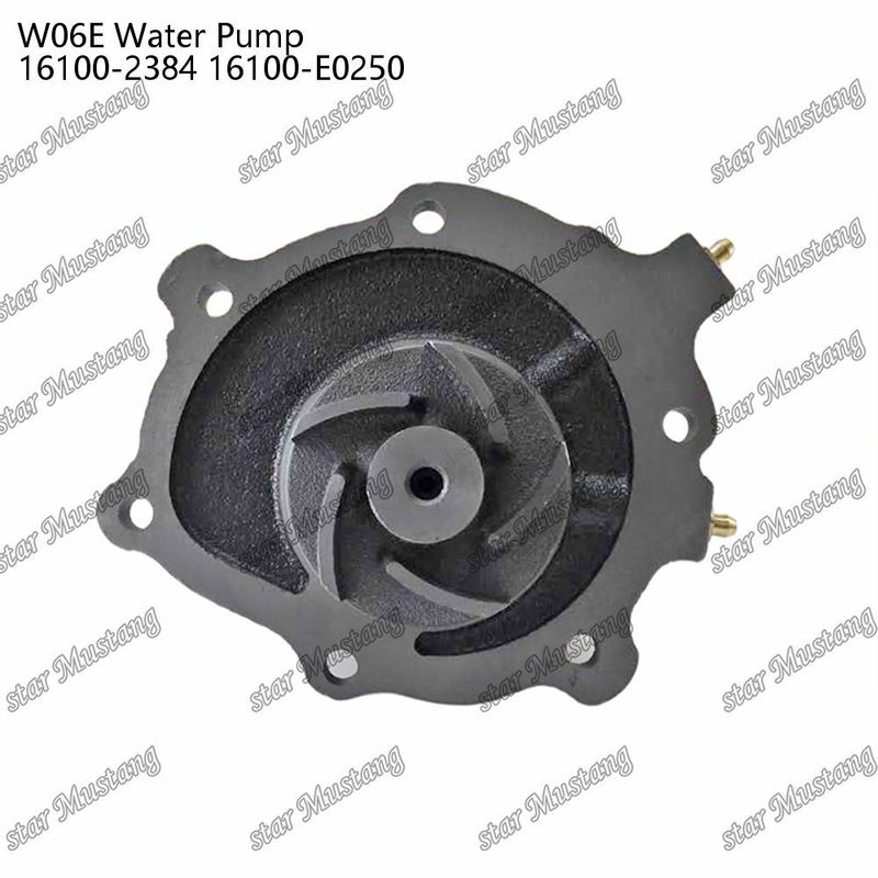 W06E Bomba de agua para motores 16100-2384 16100-E0250 Para repuestos de motores HINO