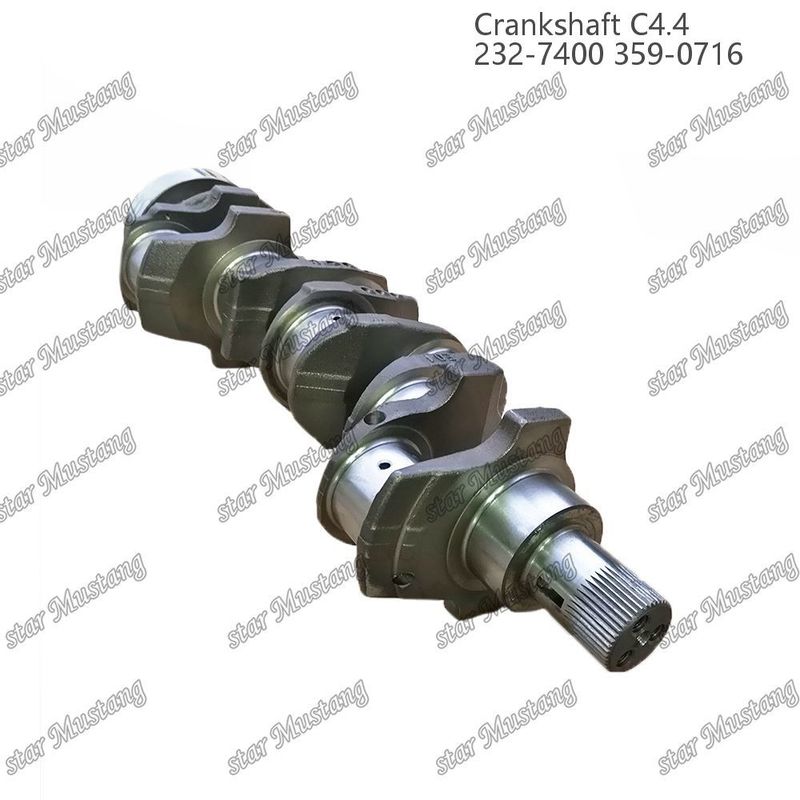 Eje de válvula C4.4 de acero forjado EFI 63 mm con línea 232-7400 359-071 para partes de reparación de motores diesel Caterpillar