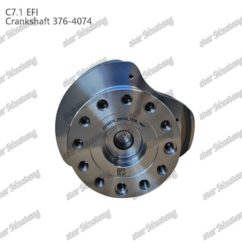 Eje de manivela C7.1 Acero forjado 376-4074 Inyección eléctrica para Caterpillar Partes de reparación de motores diesel