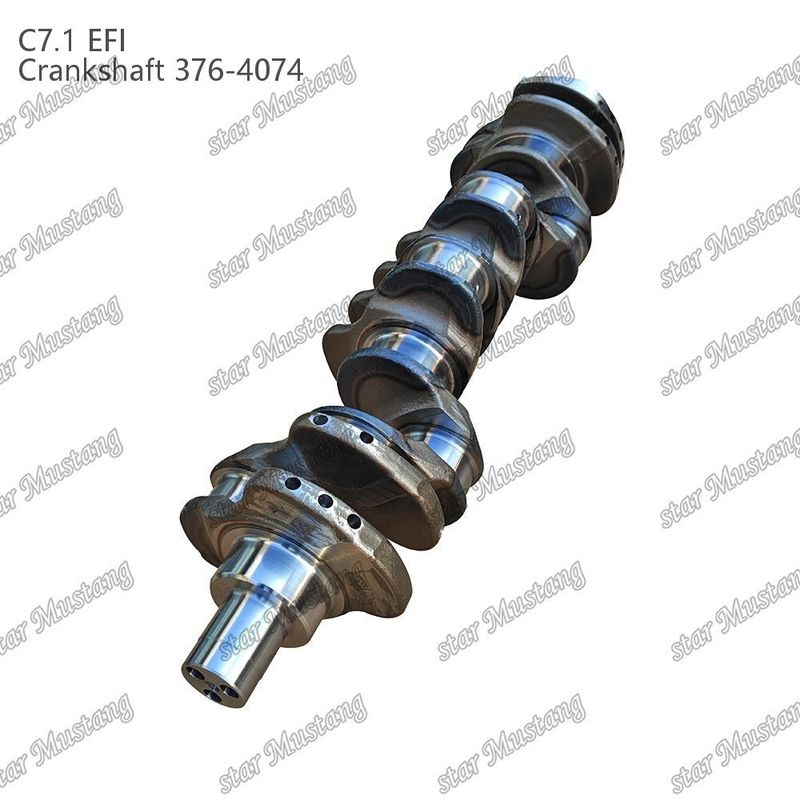 Eje de manivela C7.1 Acero forjado 376-4074 Inyección eléctrica para Caterpillar Partes de reparación de motores diesel
