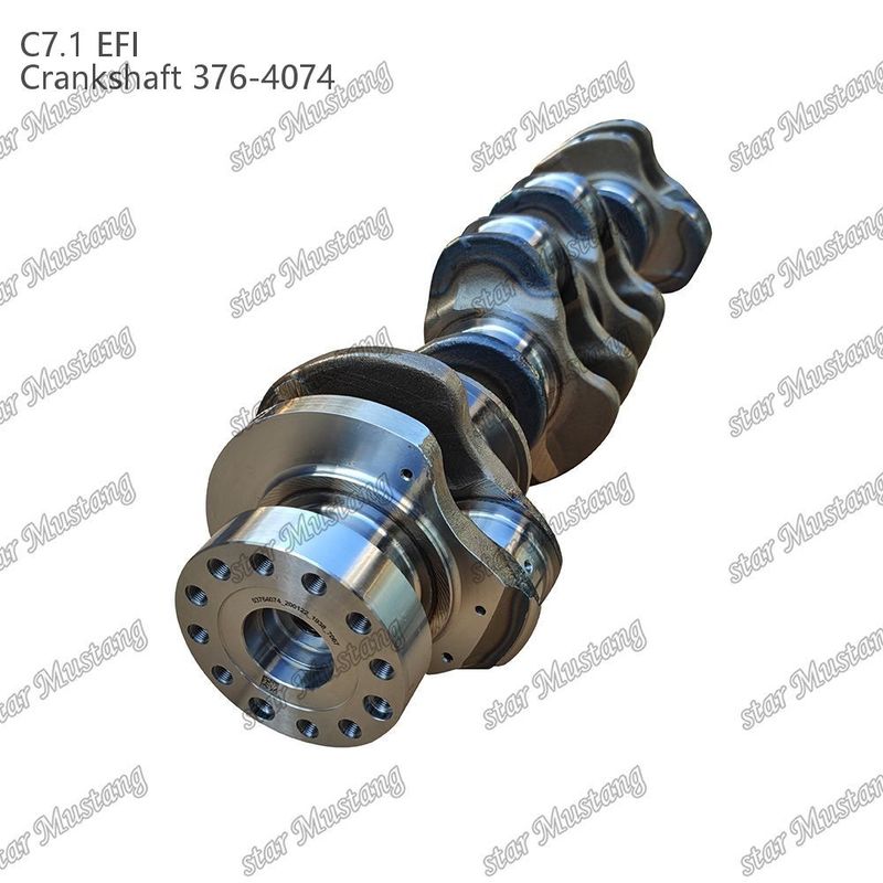 Eje de manivela C7.1 Acero forjado 376-4074 Inyección eléctrica para Caterpillar Partes de reparación de motores diesel