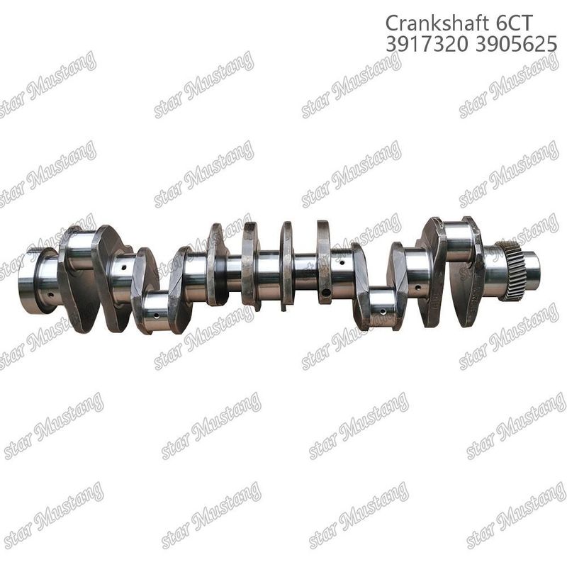Eje de válvula 6CT 3917320 3905625 Acero forjado con engranajes para motores diésel Cummins