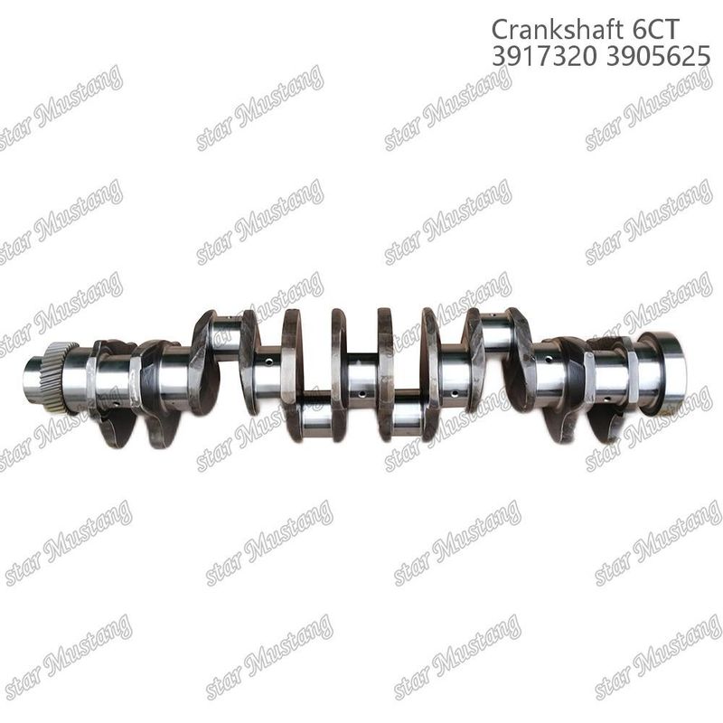 Eje de válvula 6CT 3917320 3905625 Acero forjado con engranajes para motores diésel Cummins