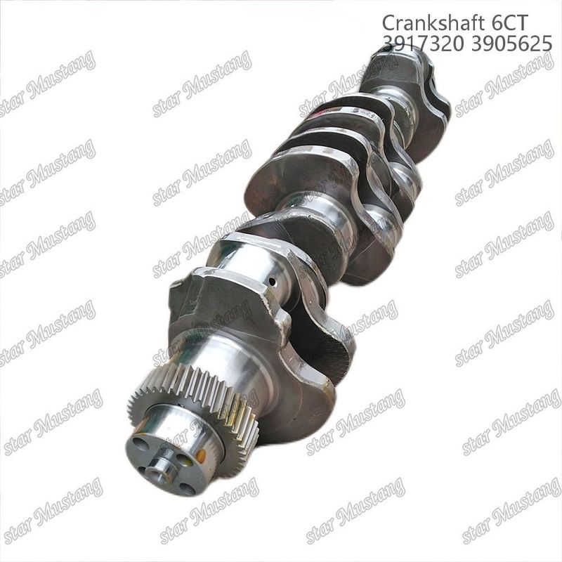 Eje de válvula 6CT 3917320 3905625 Acero forjado con engranajes para motores diésel Cummins