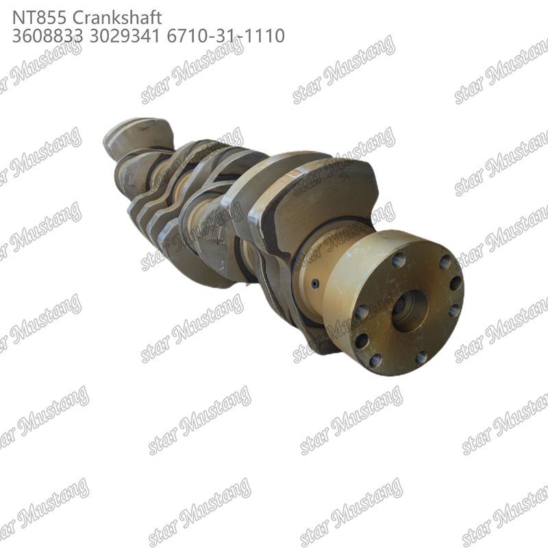 Eje de manivela NT855 Acero forjado 3608833 3029341 6710-31-1110 Para partes de motores diésel Cummins